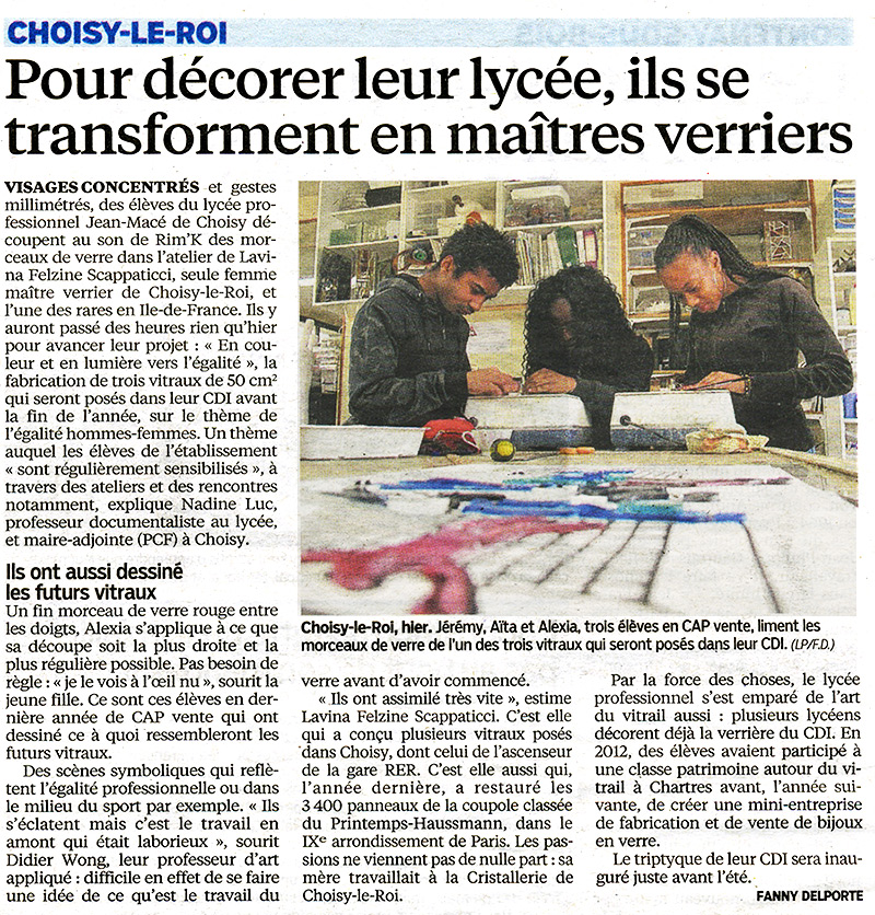 article Le Parisien 14/04/16